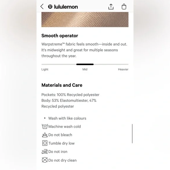 Men’s Lululemon ABC Slim-Fit Pant - Picture 8 of 8
